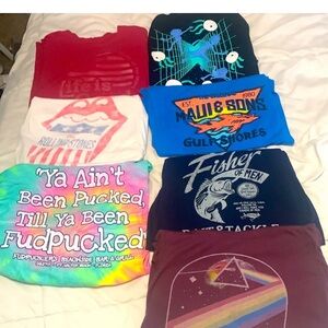 Any shirt for 8 dollars sizes (M -XL)and brand differ.